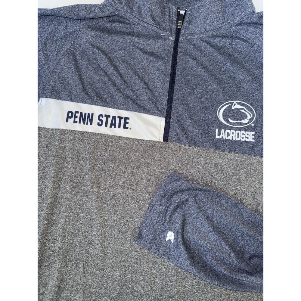 Penn State Nittany Lions Lacrosse - Men's - 1/4 Zip Pullover - L Colosseum - Picture 3 of 4